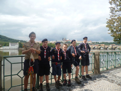 La patrouille à Prague.