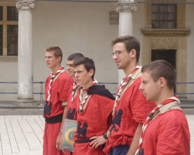 Nos chefs à Wawel.